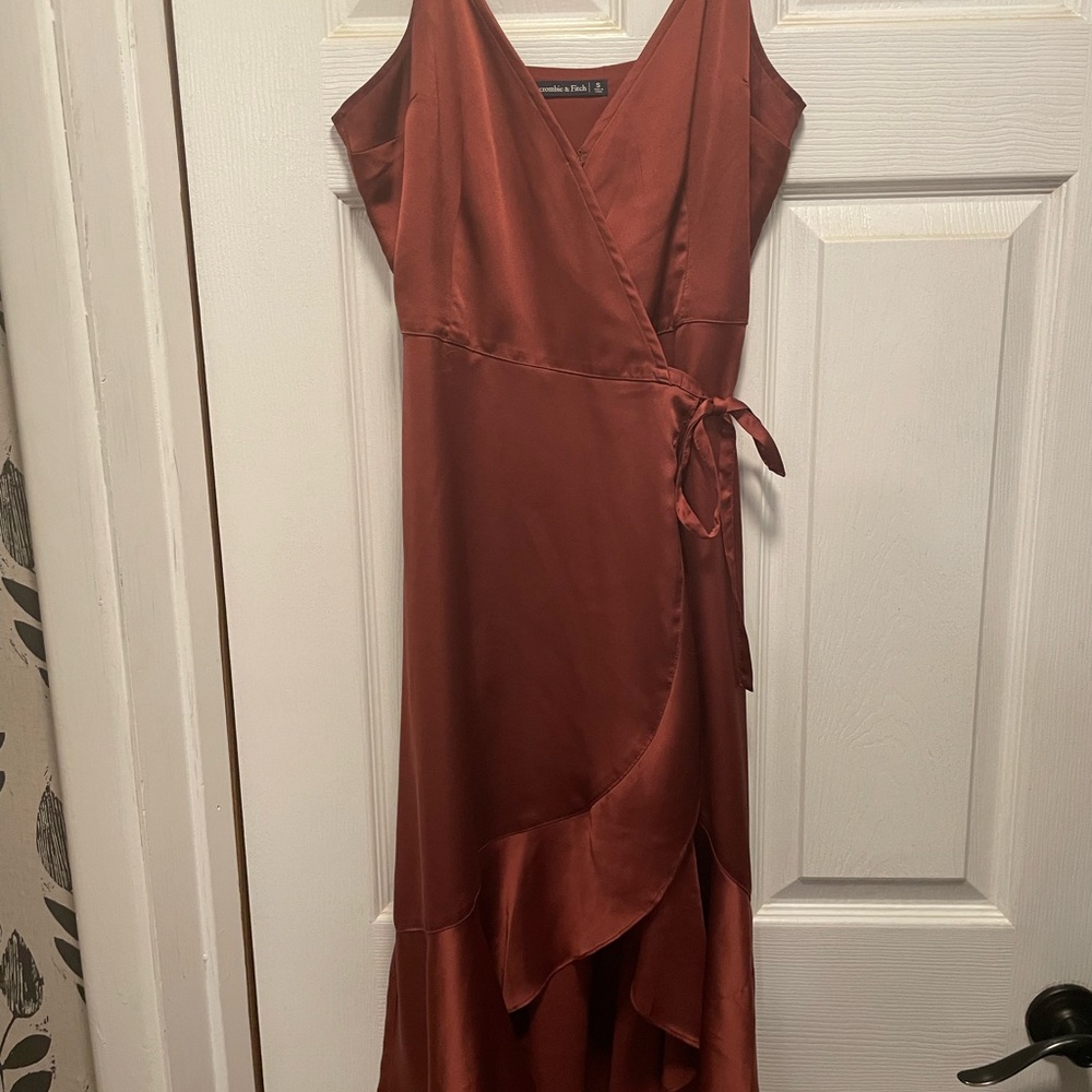 Abercrombie & Fitch Rust High Low Dress